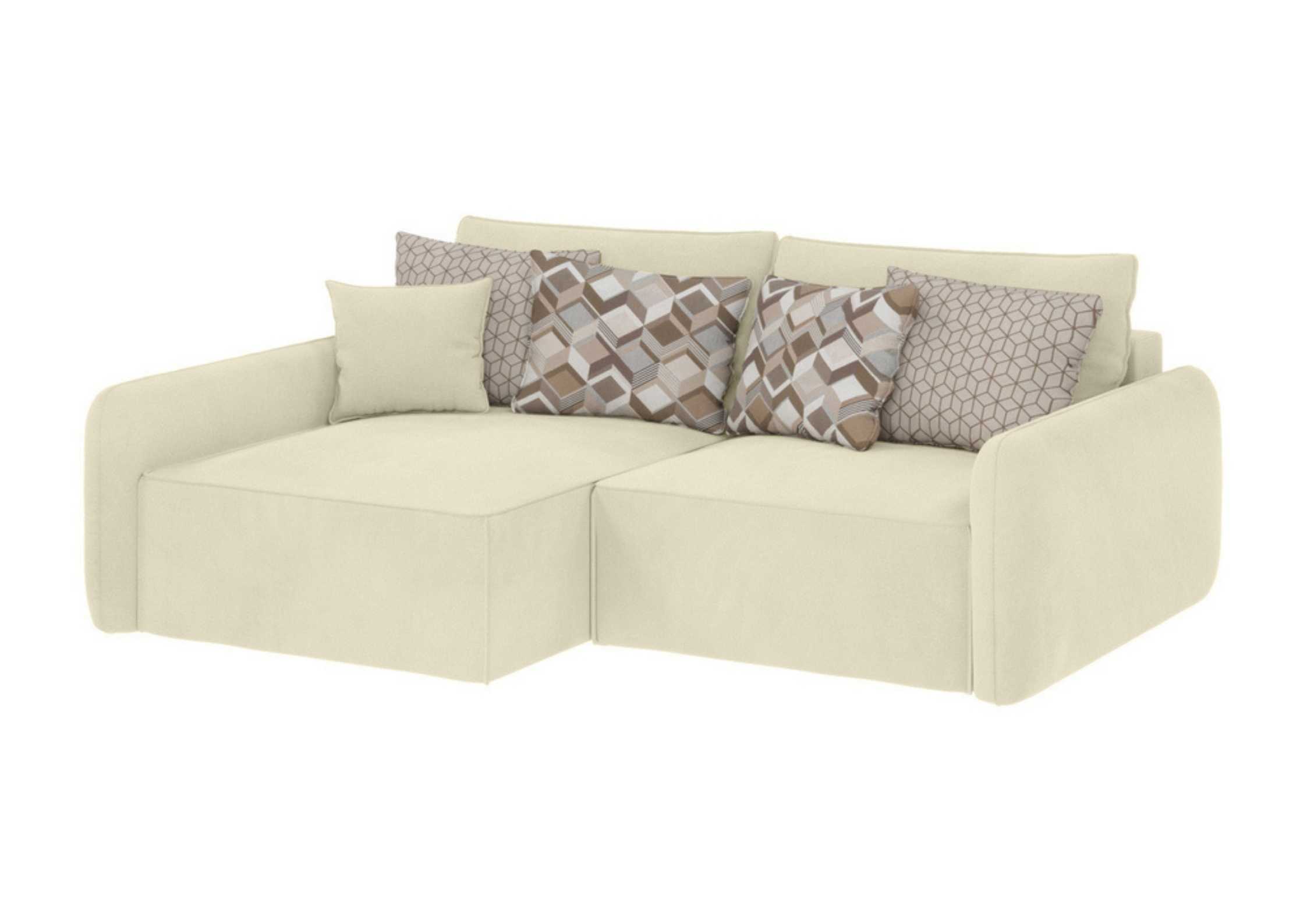 Beżowy narożnik modułowy 